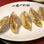 餃子酒場 一世一代 SECOND栄店 - うめしそ餃子。