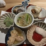 吉祥じ 和こん - 酒肴の盛り合わせ　いちごの白和