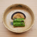 木佐貫 - ☆炭火焼き椎茸＆グリーンアスパラガス☆