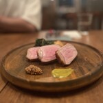 清澄白河 フジマル醸造所 - 北海道ELEZO社 放牧豚ロースのロースト 2種マスタード