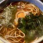 満留賀 - 料理写真:焼き海苔とワカメと生卵と