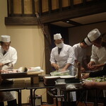 清龍酒造 - カンパチの解体ショー