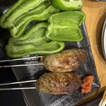 もつ焼 かど - ピーマンつくね