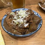 もつ焼 かど - 牛もつ煮込み