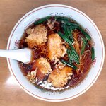 中華 久松 - 肉天ラーメン