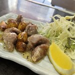 どたぬき - 砂ずりにんにく塩炒め