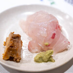 うを徳 - 2025.4 明石の鯛4.0kgお造り 余市産アンキモ