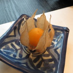 鮨 福原 - 【再訪8】デザートのほおずき