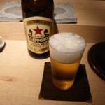 地土里 - ビール サッポロラガー 中瓶 