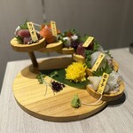めしや因すけ 狸小路店 - 六種階段お刺身盛り合わせ