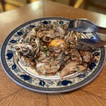 バルネリマ - ■舞茸のソテー卵黄添え ¥840