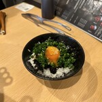 札幌成吉思汗 壱 - 〆ご飯。卵と韓国海苔がこれまた最&高！