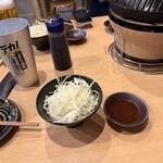 札幌成吉思汗 壱 - キャベツ。タレが絶品！