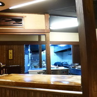 日本料理 新 - 2014.08 料理を準備しているところが見れます。キッチンスタジアム♪