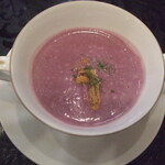 ハーブテラス - 紅イモのスープ