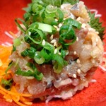 めし道楽 - 鯵なめろう