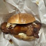 123BAGEL - テリヤキチキンサンド（ごぼうサラダ選択）　790円