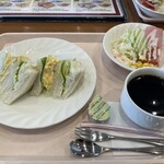 キムラヤ サンドイッチカフェ - 料理写真:モーニングサービス　450円（税別）