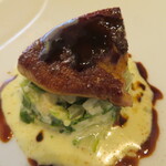 ラ メゾン クルティーヌ - ガチョウ初めて食べた。