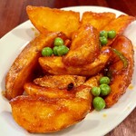 インド食堂 ふたば - ポテトフライ インド仕立て