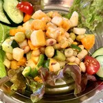 インド食堂 ふたば - 豆サラダ