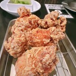 奈良駅前応援団 大分からあげと鉄板焼 勝男 - 