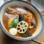 SAMA - チキンカリー（トマトベース）
2辛ライス少なめ（130g）
1620円
