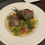 菜厨瑠 - カリッと焼いた塩豚煮込み