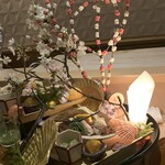 銀座 しのはら - 八寸登場の際には灯りを消して