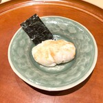 銀座 しのはら - トラフグの白子焼き