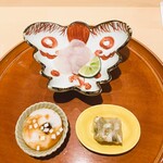 銀座 しのはら - てっさ、煮凝り