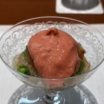 對馬 - フルーツトマト、毛蟹、ウニのサラダ