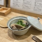 さかなの木 - 地ハマグリの酒蒸し