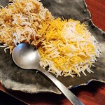 吟魚 - ビリヤニ  甘エビと新じゃが    地タコのビリヤニ