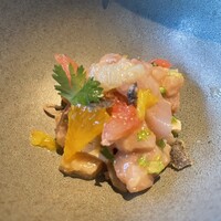 SAAWAAN BISTRO - ■前菜①　ハマチのセビーチェ