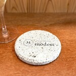modest - コースターまでオシャレ♪