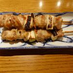 川万 - 焼き鳥シオ880円、これが美味しい！