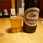 川万 - キリン大瓶850円で乾杯！