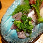 川万 - アジのみアップ。新鮮でピカピカです。