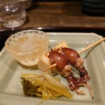 松蔭鶴水 - 蛍烏賊　のれそれ　竹の子