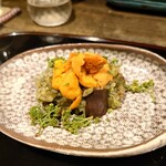 松蔭鶴水 - 雲丹　鮑