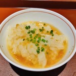 馳走 啐啄一十  - 【写真⑬】虎魚(広島県、2日寝かせ)と蛤(茨城県)出汁のおじや、35年継ぎ足しポン酢掛け