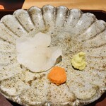 馳走 啐啄一十  - 【写真⑥】虎魚(広島県、2日寝かせ)