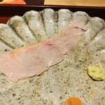 馳走 啐啄一十  - 【写真⑩】金目鯛(静岡県駿河湾、サスエ前田魚店、5日寝かせ)