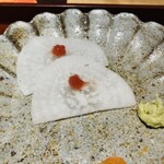 馳走 啐啄一十  - 【写真⑨】氷水〆大根、梅肉載せ