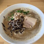 とんこつラーメン44 - 春の限定 ミソINブラック