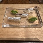 HAGI - ②お料理　サヨリ