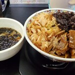 夷霧来 - 鰹つけ麺　岩海苔メンマトッピング