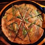 焼肉 韓亭 - 『チヂミ(ニラ)』(480円)～♪(^o^)丿