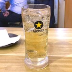 炭火焼き一番酒場 - デュワーズハイボール 大ジョッキ￥850　2025.4.16